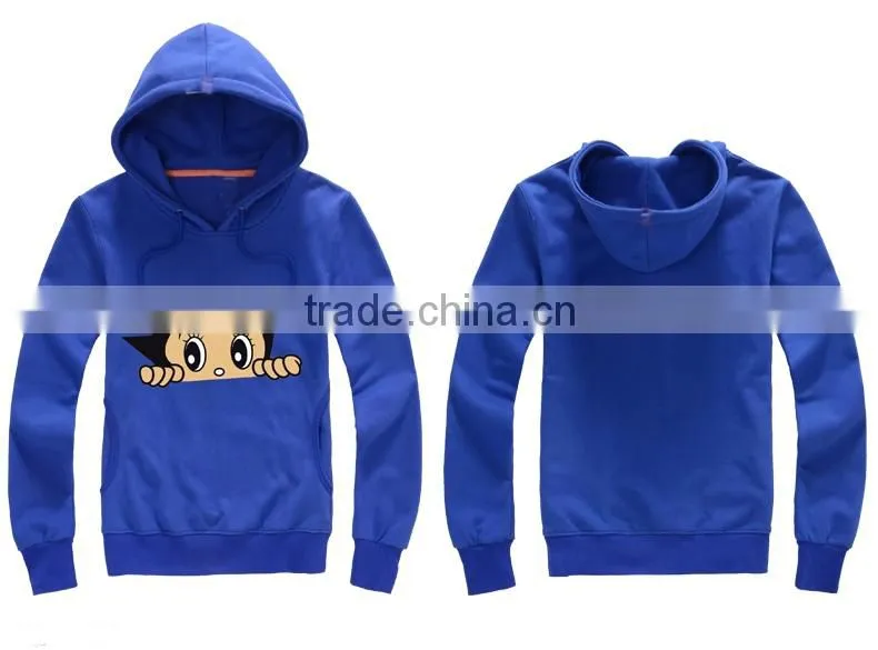 2015 The new product autumn winter fleece/astro boy Long sleeve pullover hooded outfits for couples hoodie