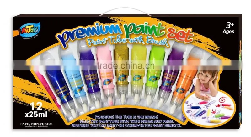 Premium Paint Set(Paint Tube with Brush) ARTOYS A0344