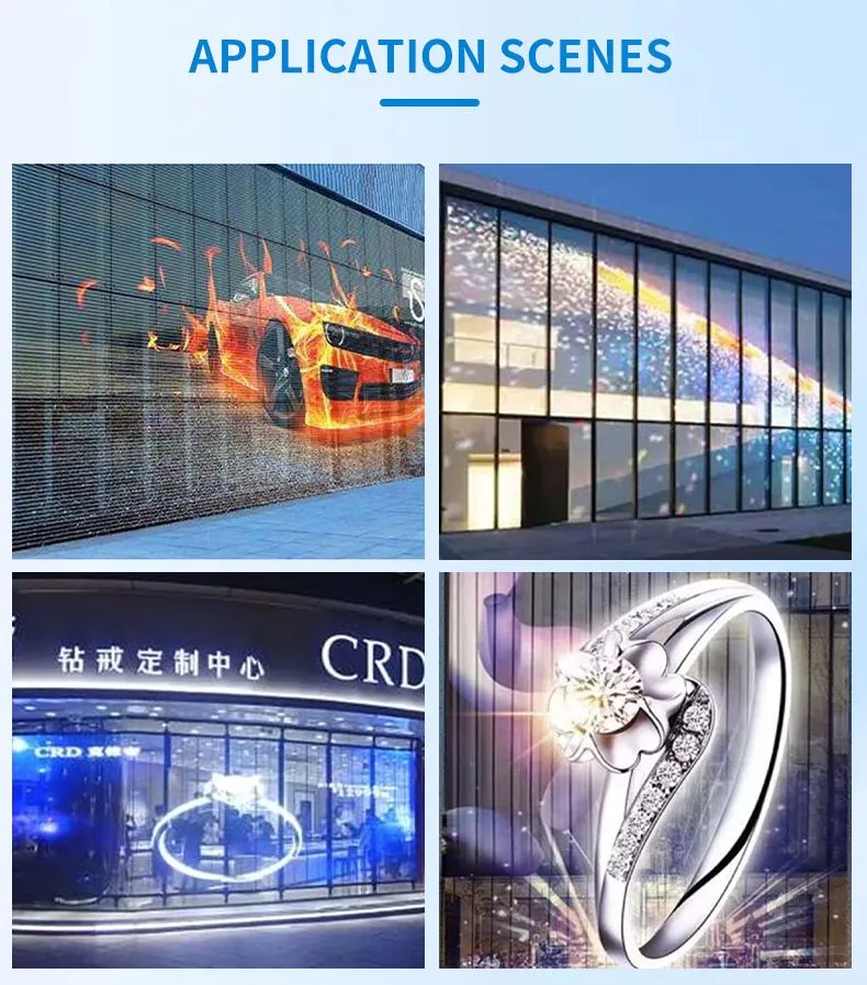2025 Popular P3.91 P7.81 Transparency LED Display Outdoor Shopping Mall and Elevator Panel Wholesale with New Materials