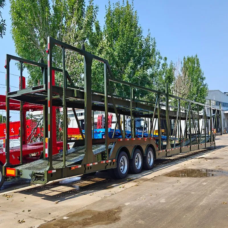 Export customized semi-trailer 24-meter car carrier 10-vehicle transport Sanqiao Exit passenger car