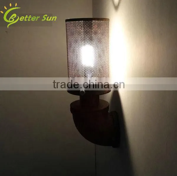 New Vintage Retro Stair Iron Tube Outdoor Wall Light