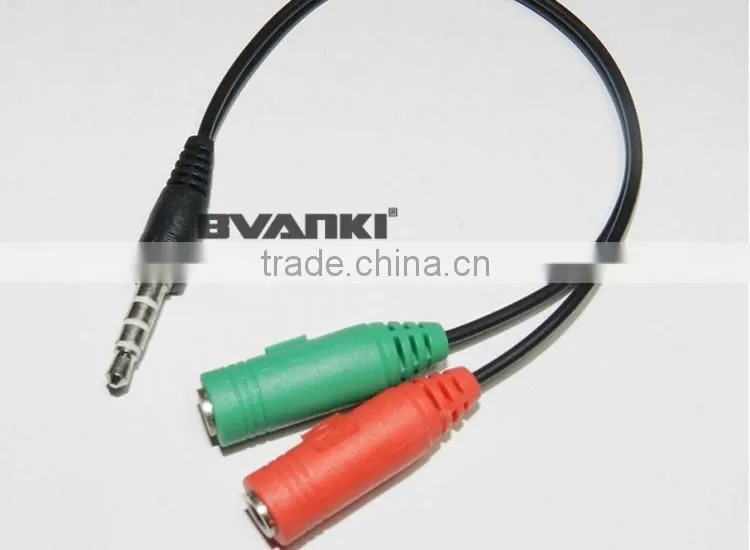 new products 2016 3.5mm jack 1male to 2 female car aux audio usb cable audio cable bulk buy from china free samples