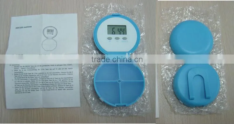 MB72D Digital Timer Plastic Alarm pillbox