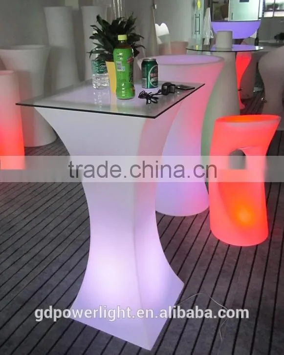 PE Plastic Bar Table with LED light & remote control YXF-4511
