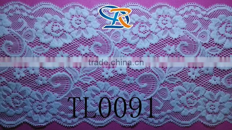 16 cm african swiss voile wide spandex lace trim stretch lingerie lace trim