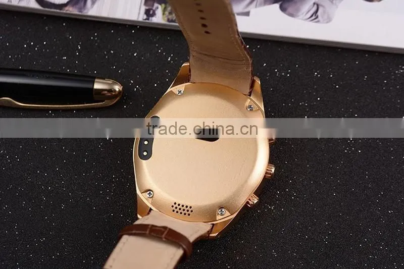 2016 Hot Selling MTK6572 1.4 " IPS 3G GPS WiFi Bluetooth Android 4.4 K18 Smart Watch