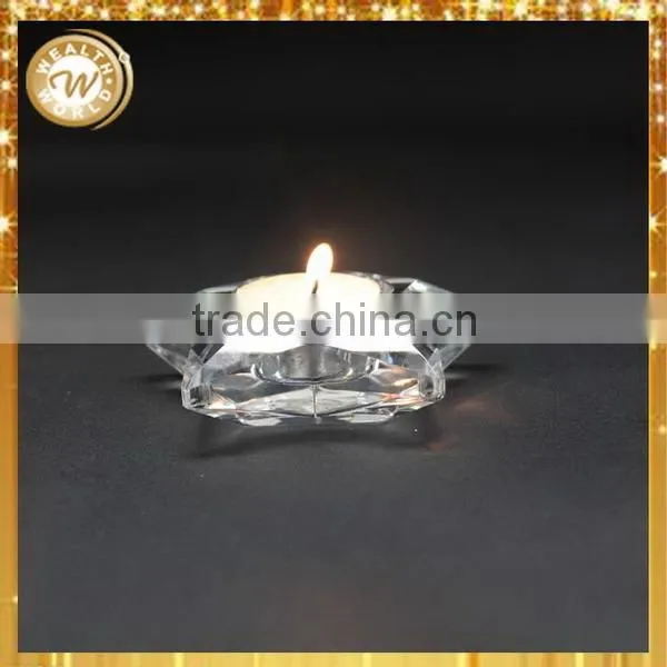 Fashion useful creative crystal wedding candle holder