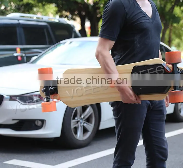 2016 powerfull 2200w hub motor skateboard complete with waterproof in stock