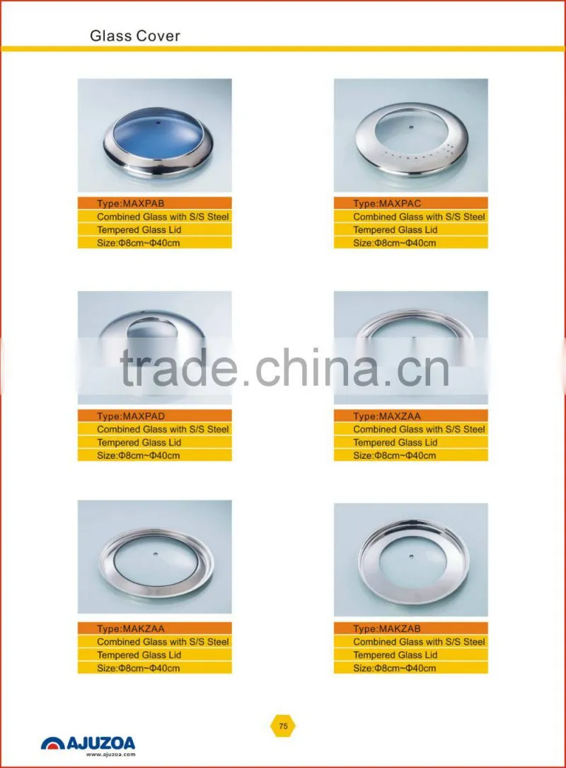 Cookware Glass Cover/Lid,PTBYB-CFC2