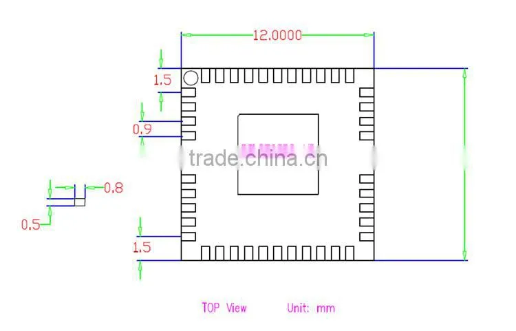 2.4G 1T1R antenna wifi RTL8723BS uart sdio wifi bluetooth module
