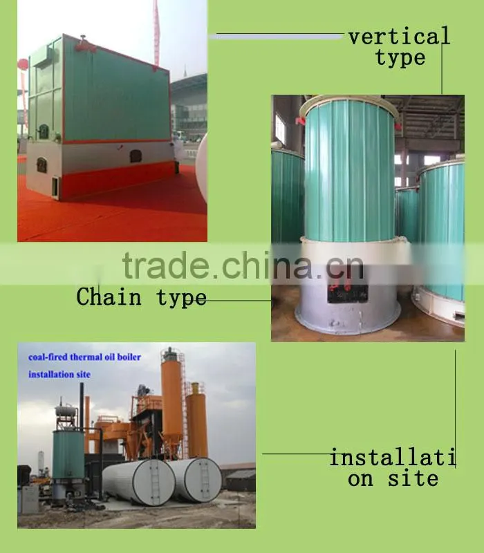 500kw Oil Heater Boiler -chain grate stoker boiler,thermal oil boiler