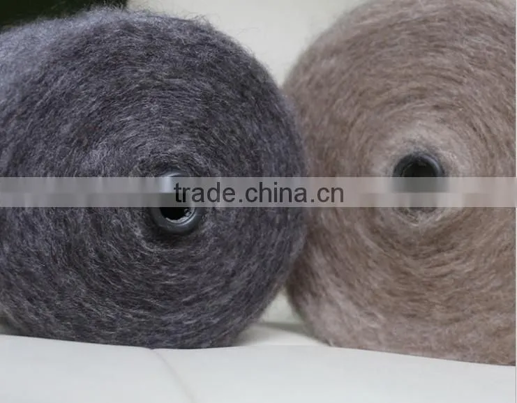 4.2NM/1Wool/Acrylic /mohair blened yarn spun fancy yarn for Knitting Scarf/Sweater