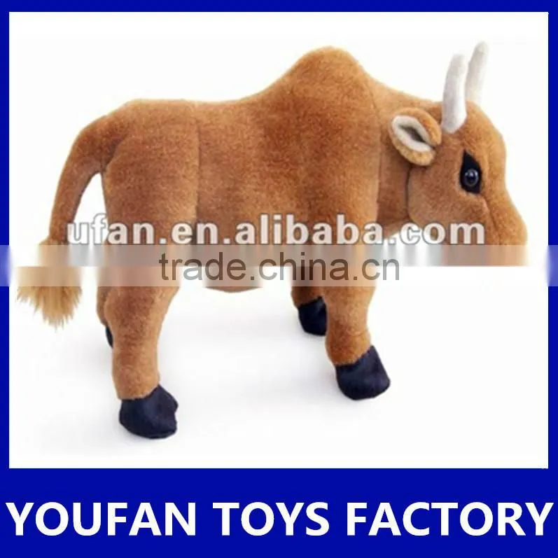 china factory lifelike stuffed animal plush cow toy