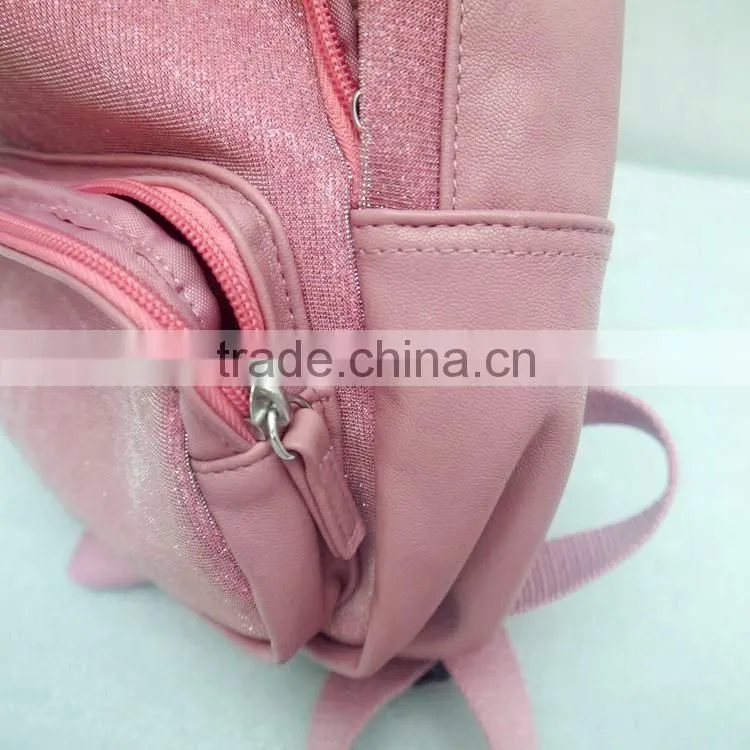 2106 fashion ladies backpack,pink genuine leather sports backpack,