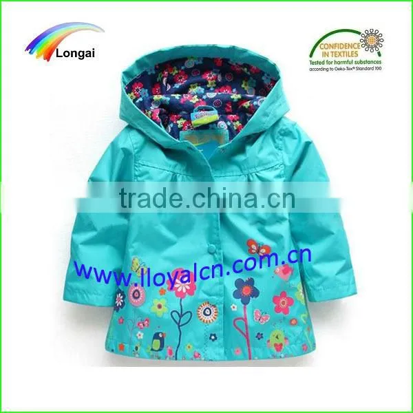 waterproof PU welded raincoat printing logo