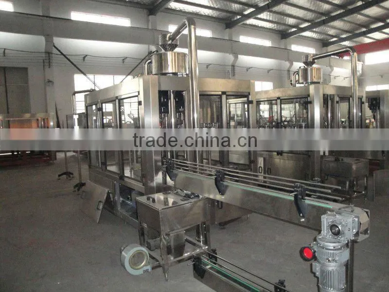 Washing filling and capping machine