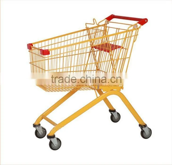 Best Selling Metal used shopping carts sale