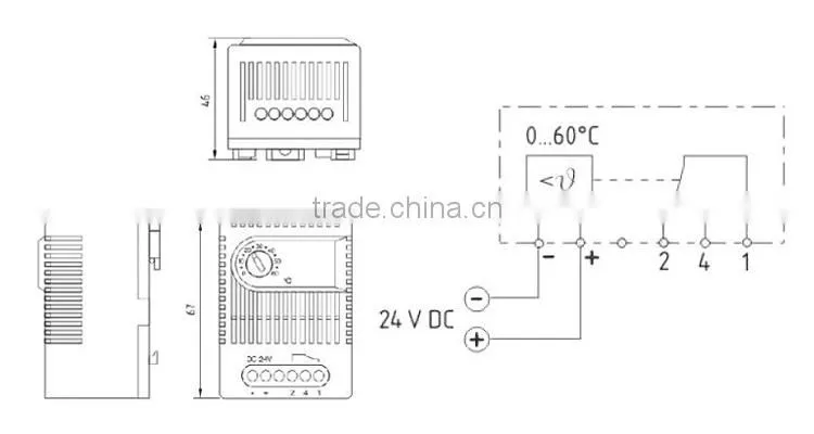 SAIPWELL ET 011 Electronic PTC Change-over Fan Heater Thermostat