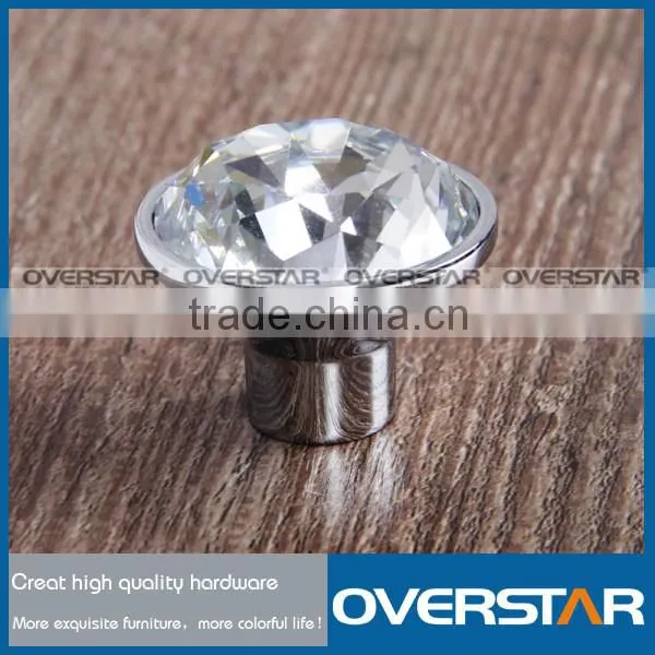 Hot Sale Zinc Alloy Crystal Rhinestone Cabinet Knob