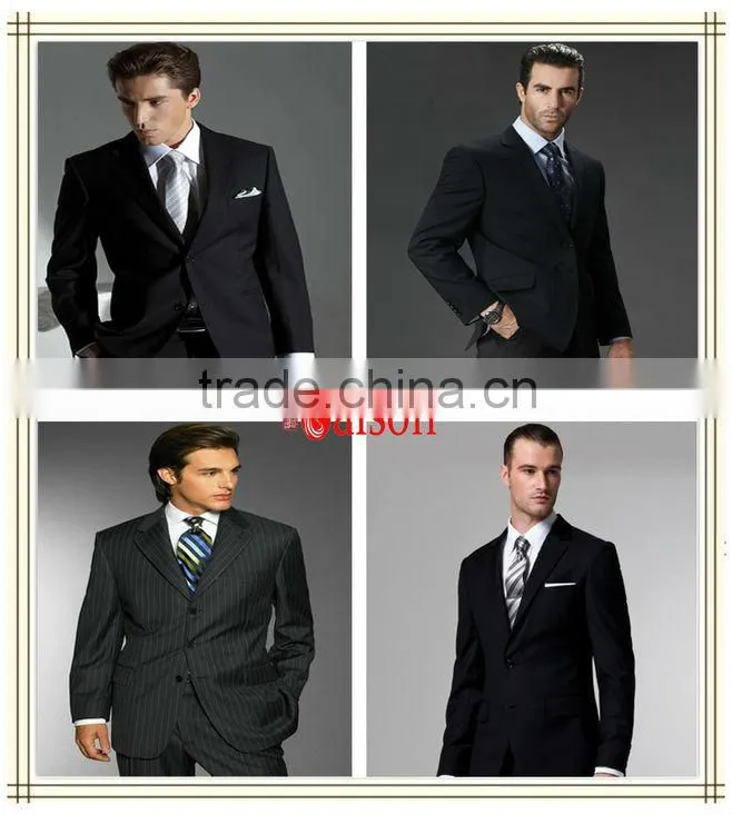 Turkey Men Suit Golden Poly Viscose Fabric Garment FU1154-2