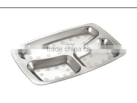 Stainless steel fast food tray mess tray