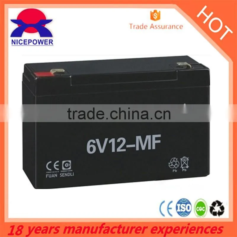 Storage Gel battery for 12v24ah Solar power System
