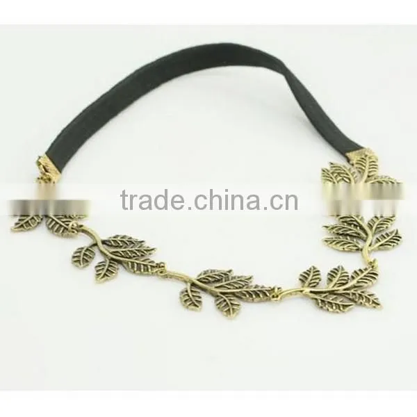 2014 wholesle Bohemia hemp rope diamond hair with hair color magnetic beads headband