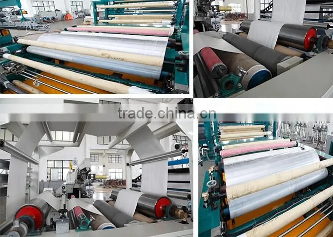 spacer fabric PVC extrusion coating laminating machine