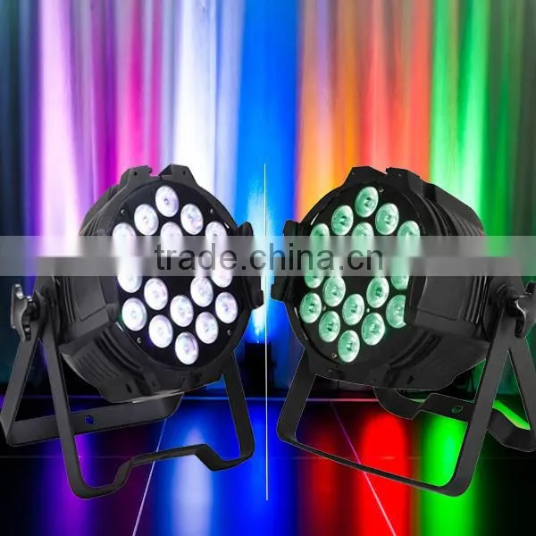 Hot 18pcs RGBWA Led Par stage effects