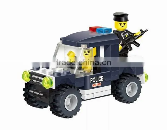 plastic miniature figures Building Blocks super Police Toy