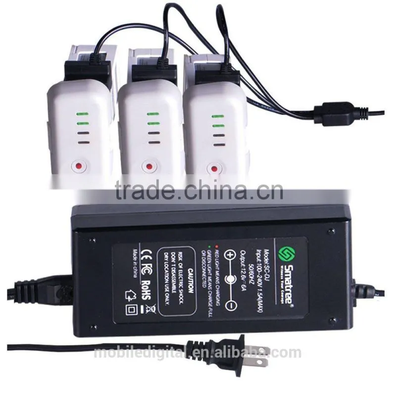 Smatree SmaPow 3-Channel Rapid Battery Charger for DJI Phantom 2&Vision