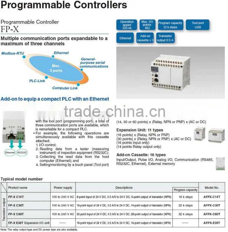 PLC FPX-C3OT NAIS PLC AFPX-C3OT-F FPX-C30T