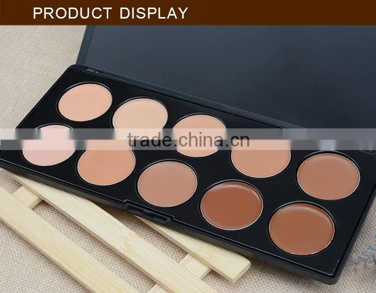 Cosmetic makeup 10 colors liquid license plate nipple gun cable scar concealers