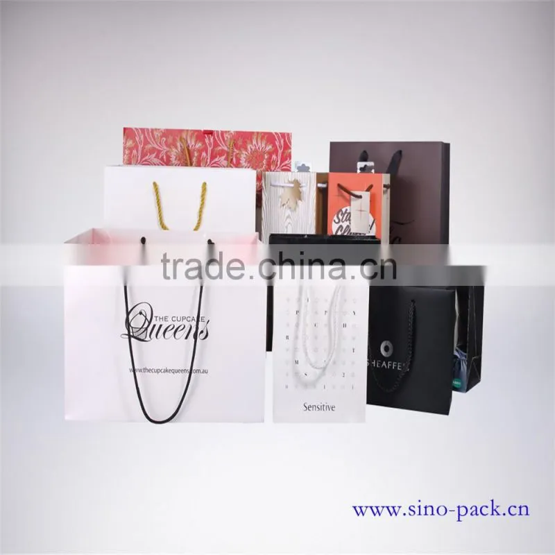 Fashionable Hengshang Kraft maple leaf handle bags