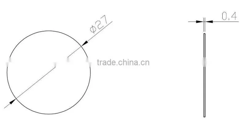 weld diaphragm for platfrom scale load cell GB-21