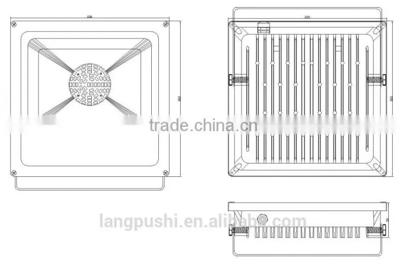 5 years warranty best price epistar chip outdoor SMD5730 30 watt led floodlight parts
