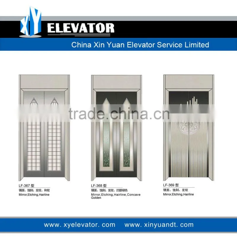 XY Elevator Passenger Elevator Cheap Mirror Etching Door Panel
