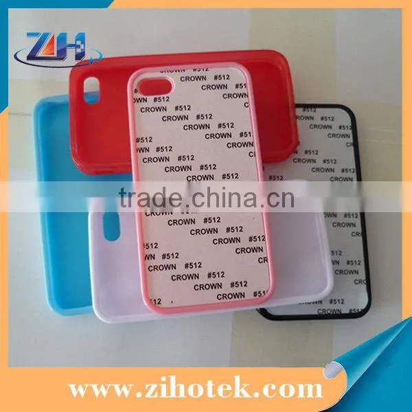 Sublimation Silicon Cell Phone Case for iphone 4/4s,TPU Sublimation Case for iphone 4/4s