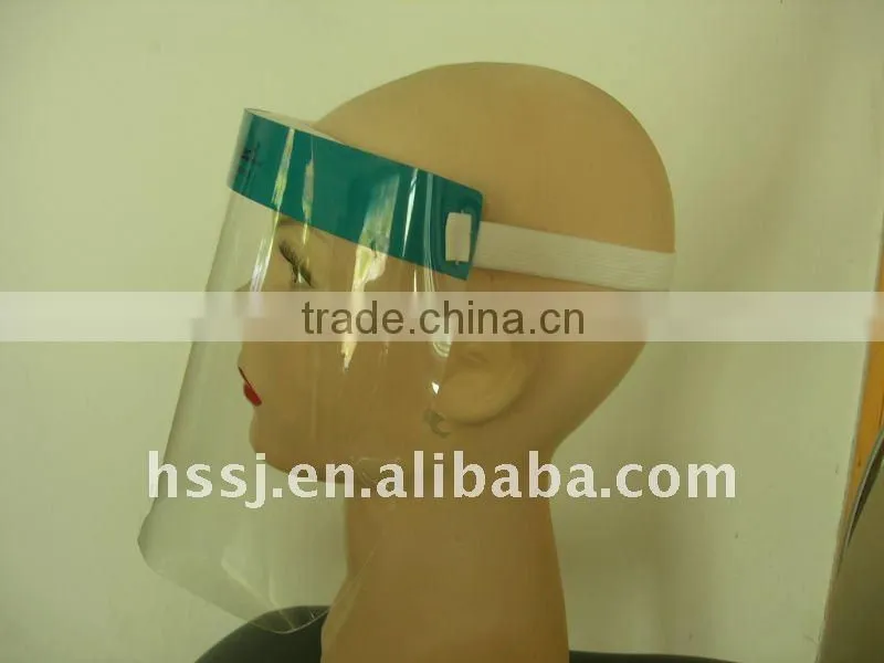 2016 safety helmet with PC face shield safety anti-impact face shield half helmet with face shield manufacturer in China