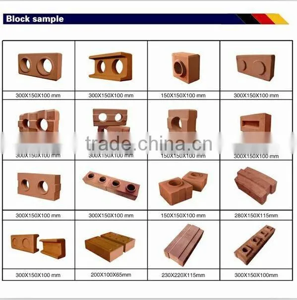 2016 WANTE BRAND WT1-25 ECO BRAVA INTERLOCK BRICK MACHINE LINE FOR ALGERIA