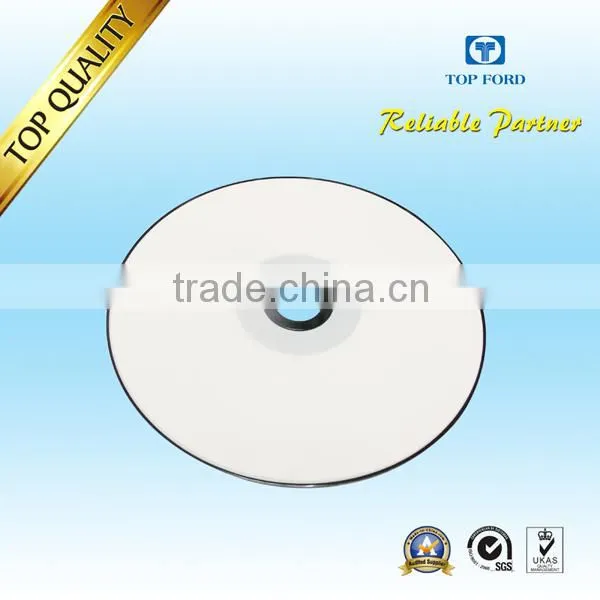 Blank Vinyl CD-R 700MB 52X White Inkjet Printable