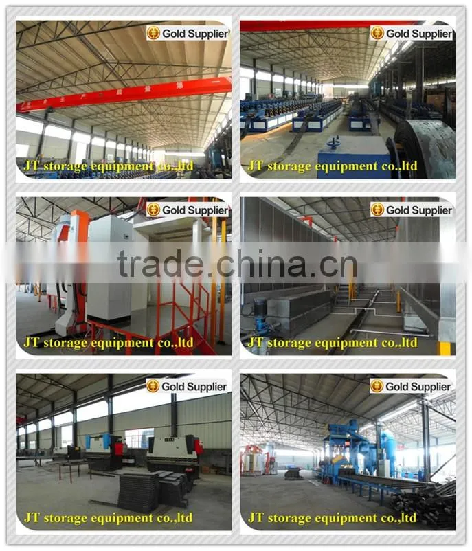 Warehouse roller skates racking system