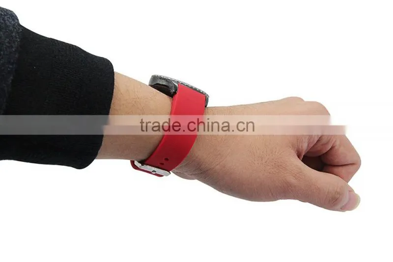 Red Smart Watch Bracelet Silicon watch Band /Leather Strap Wristband For SAMSUNG GEAR S R750