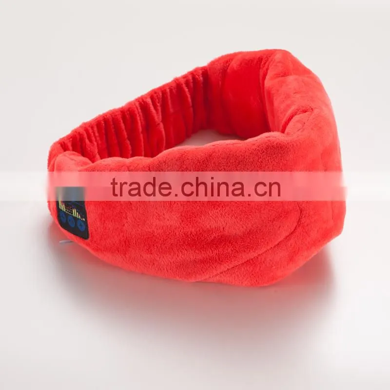 New design travel speeping eye patch with stereo bluetooth headphones
