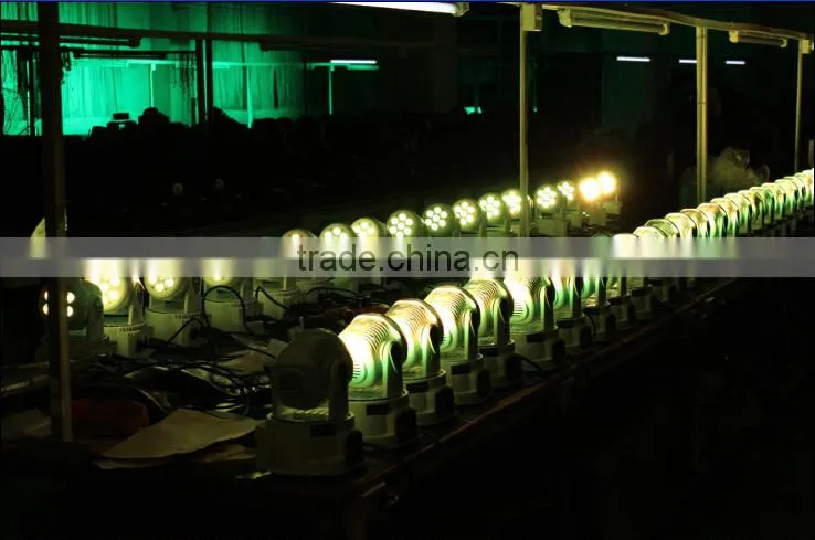 7*8w RGBW 4in1 LED Wash Light Mini Moving Head Light DMX512 Stage Light