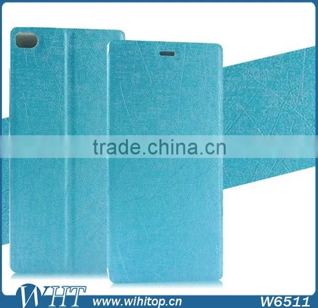 New Leather Case with Credit Card Holder for Huawei P8, Wallet Flip Cover for Huawei Ascend P8 Phone Case Wholesale