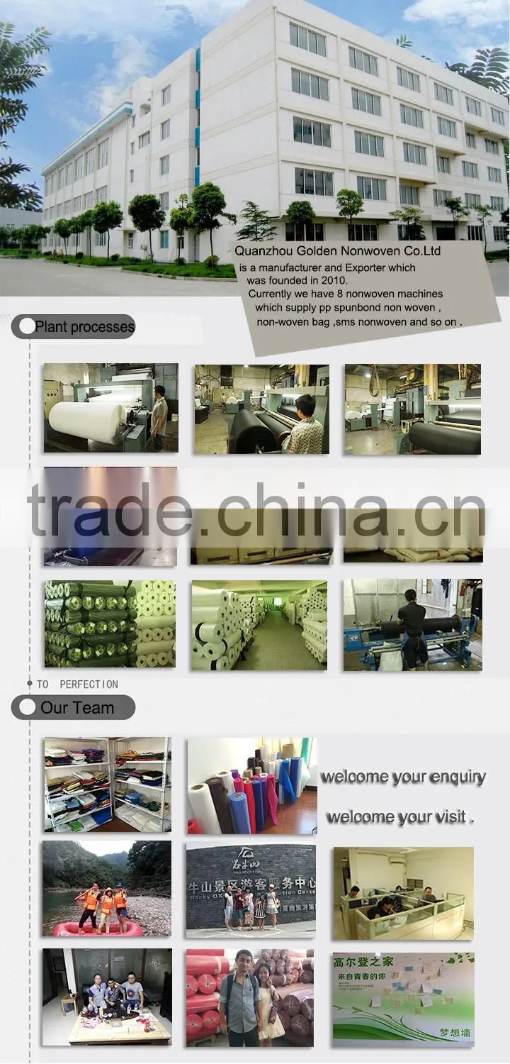 dot style plain pp spunbonded nonwoven, pp spunbonded non wovens for bag making and table cover, spunbonded non-woven sofa cloth