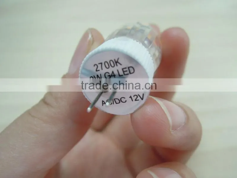 CE RoHS New model G4 3W 300lm non dimmable 12V LED G4