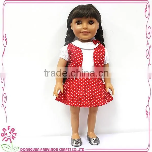 CUTE doll Farvision Girl gift 18 inch stuffed dolls for curly hair