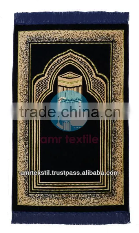 New Design Velvet Muslim Prayer Rug Designs